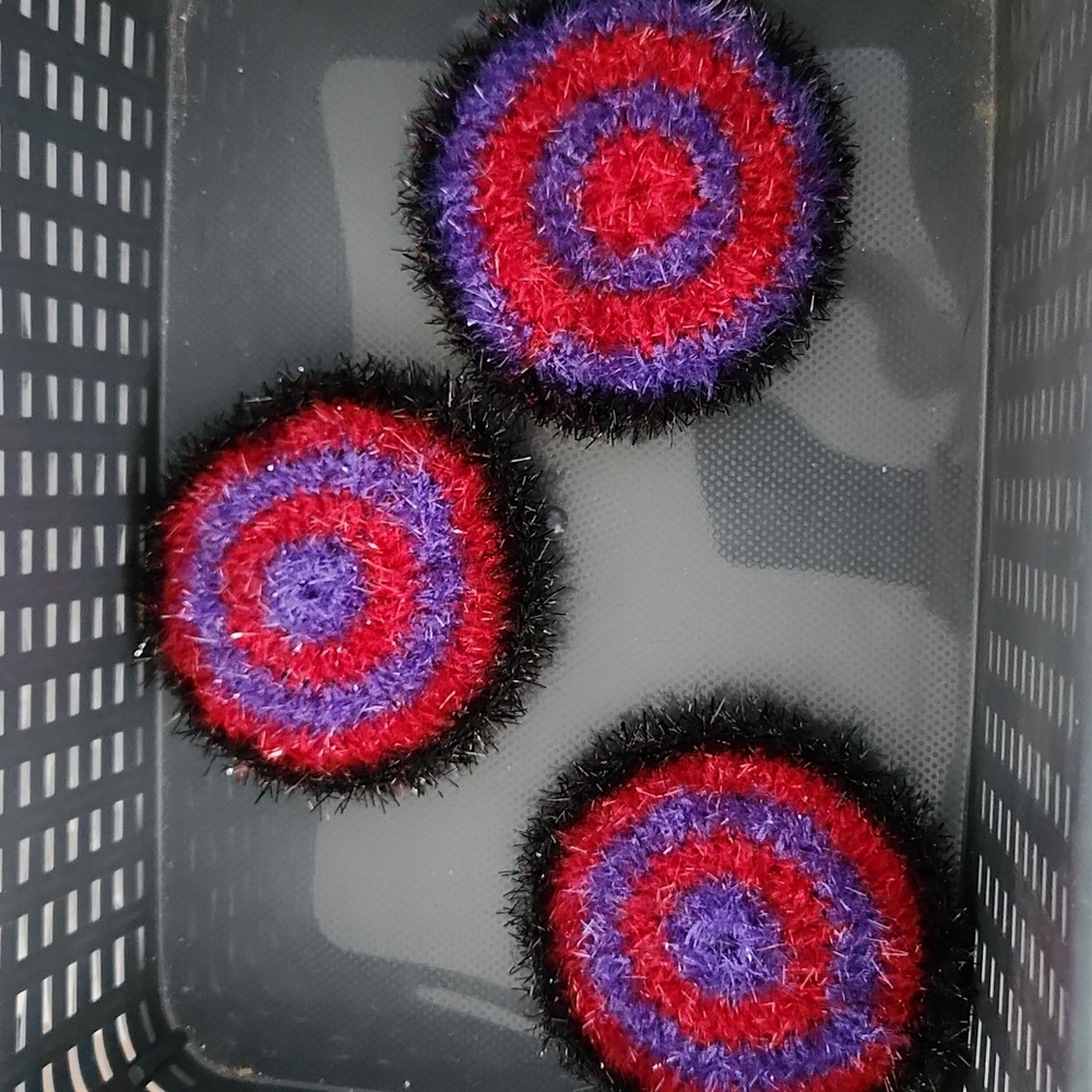 Colorful Circular Knit Scrubbers